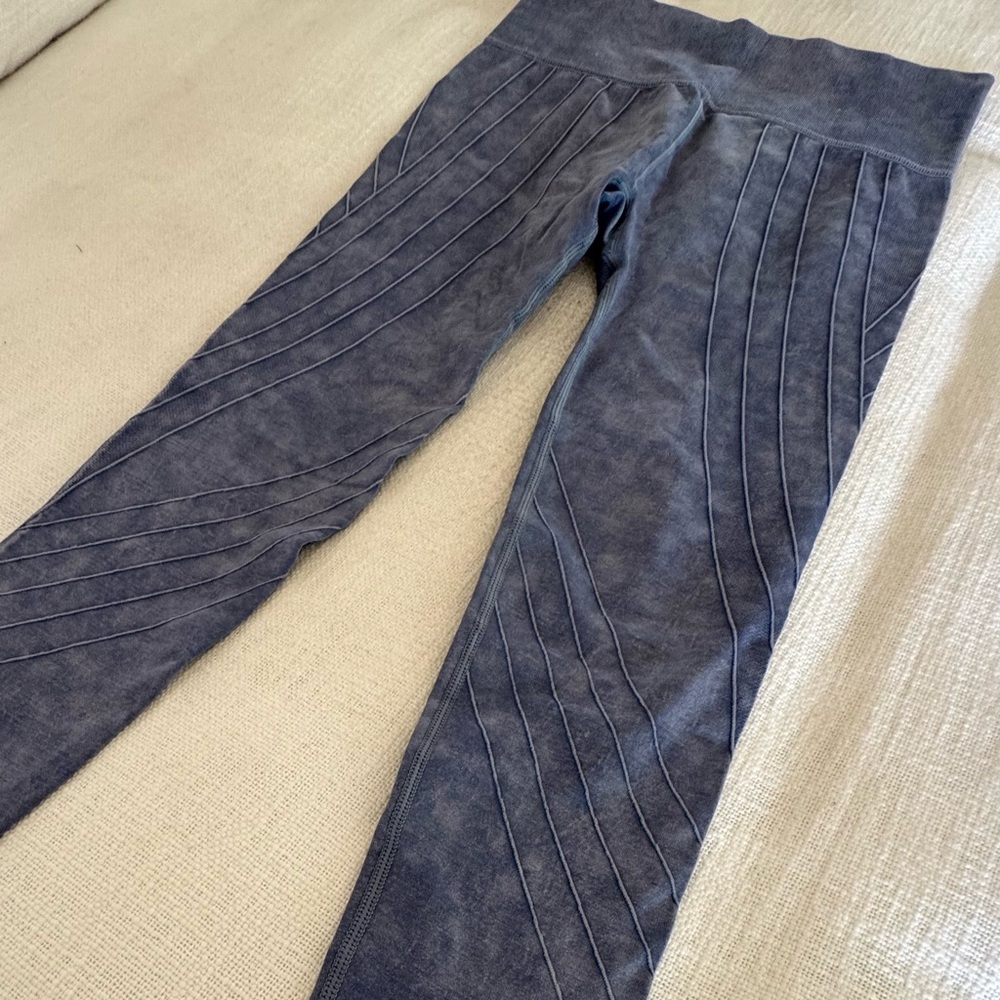 Betsey Johnson Distressed Blue Leggings